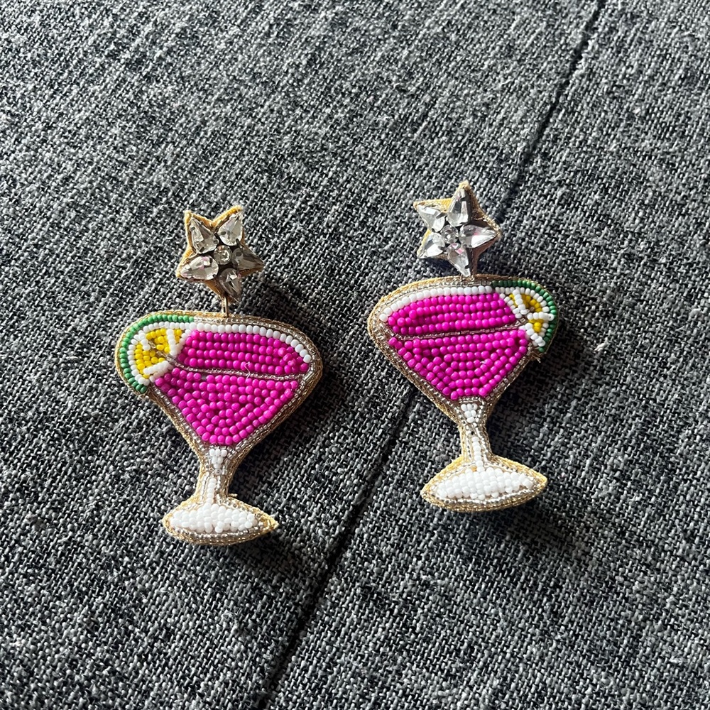 Pink Margarita earrings
